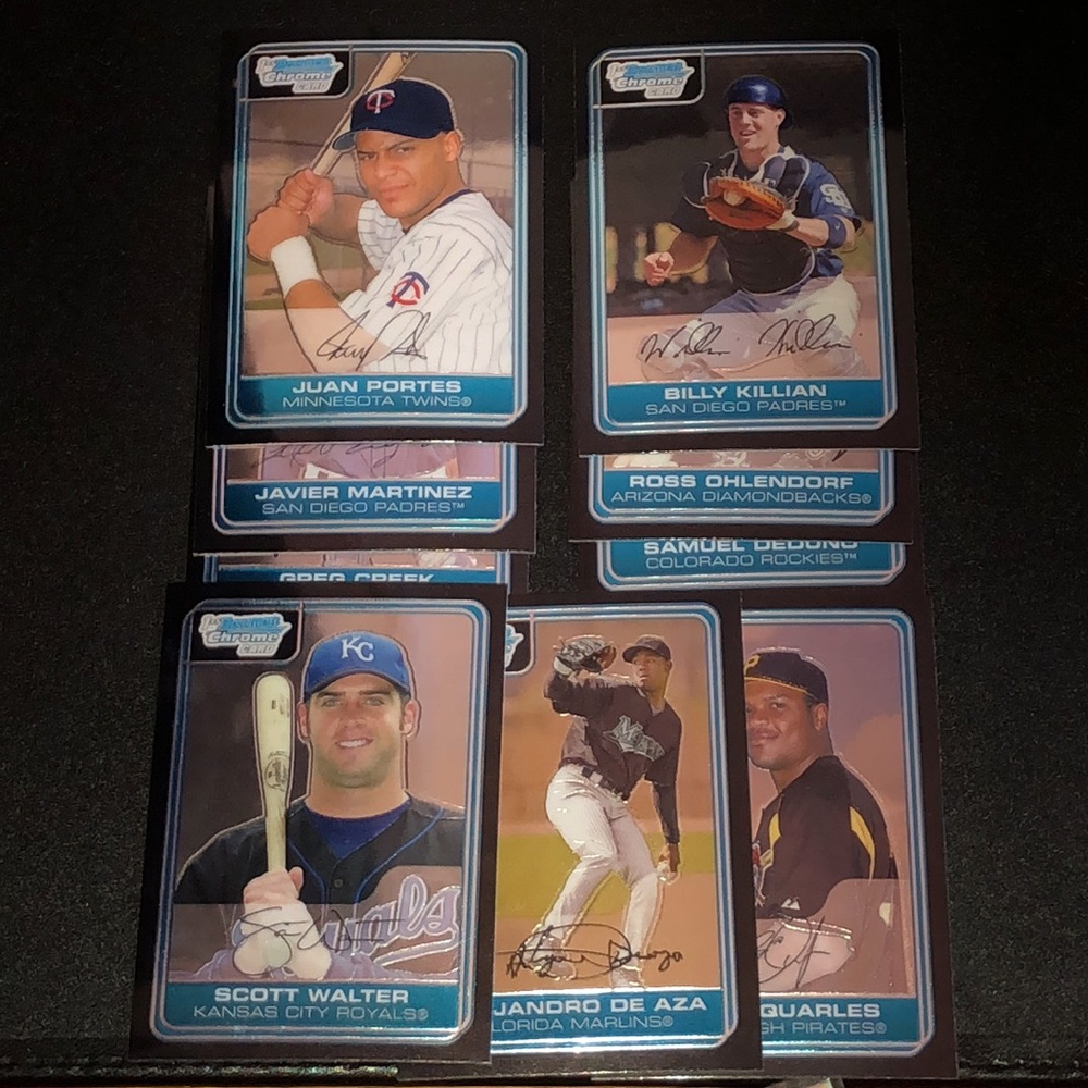 ⚾️ 2006 Bowman Chrome Baseball Card Lot ⚾️